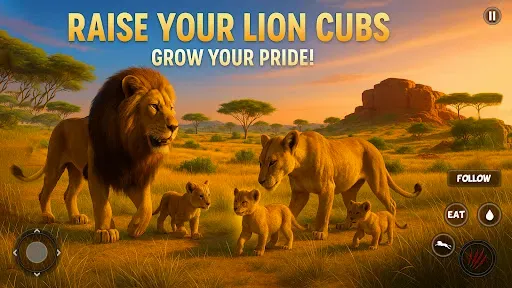 Скриншот 3 — Lion The Wild Animal Simulator
