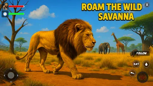 Скриншот 4 — Lion The Wild Animal Simulator