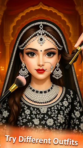 Скриншот 1 — Indian Wedding Dress Up Games