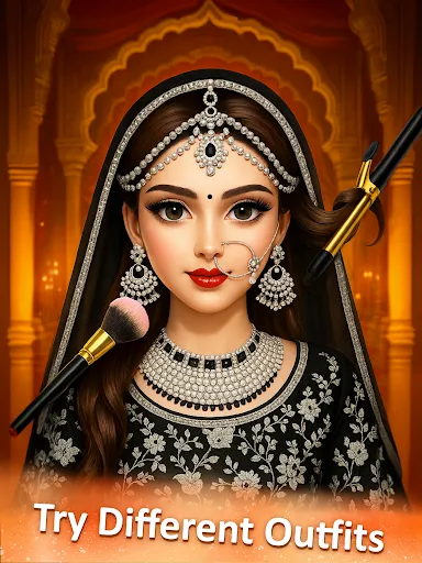 Скриншот 8 — Indian Wedding Dress Up Games