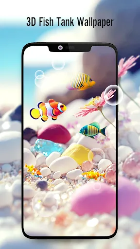 Скриншот 1 — Fish On Screen 3D Wallpaper