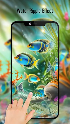 Скриншот 4 — Fish On Screen 3D Wallpaper