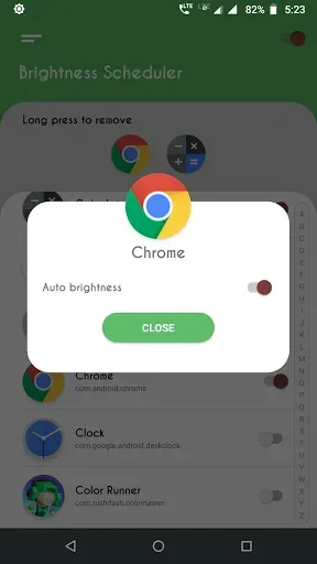 Скриншот 4 — Brightness Control per app