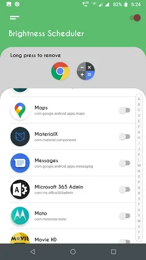 Скриншот 5 — Brightness Control per app