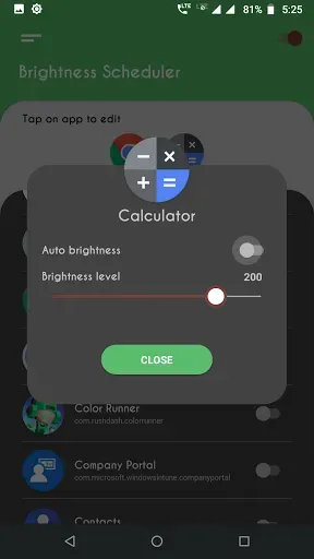 Скриншот 8 — Brightness Control per app
