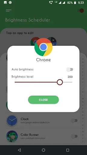 Скриншот 2 — Brightness Control per app