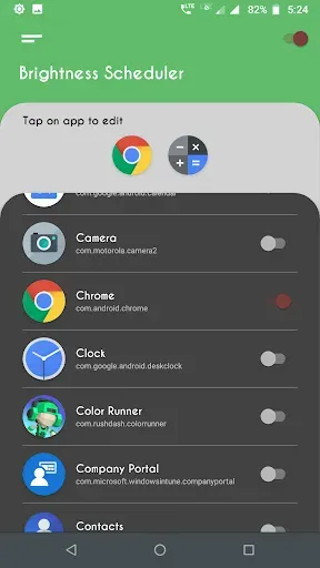 Скриншот 6 — Brightness Control per app