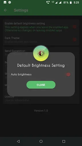 Скриншот 7 — Brightness Control per app