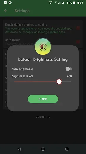 Скриншот 8 — Brightness Control per app