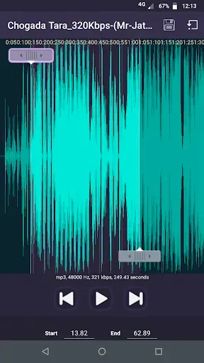 Скриншот 4 — Quick Ringtone Maker - Cut MP3