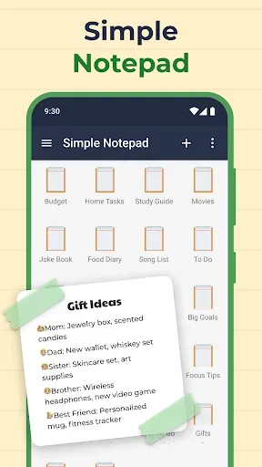 Скриншот 3 — Simple Notepad for android