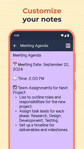 Скриншот 5 — Simple Notepad for android