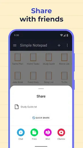 Скриншот 7 — Simple Notepad for android