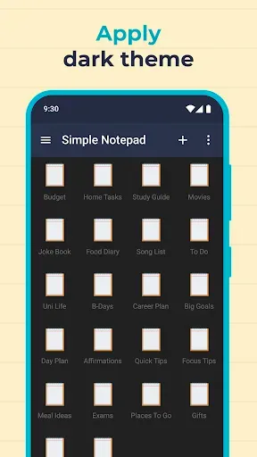 Скриншот 8 — Simple Notepad for android