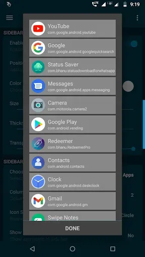 Скриншот 6 — Edge Side Bar - App Shortcuts