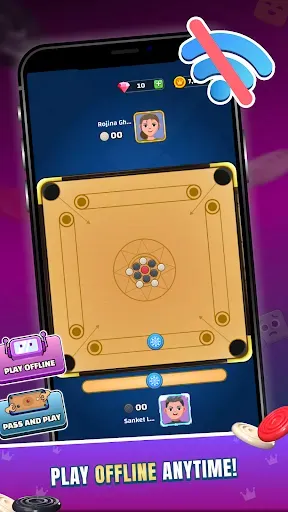 Скриншот 5 — Carrom Board - Disc Pool Game