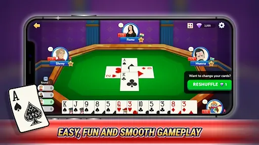 Скриншот 1 — Callbreak Legend - Card Game