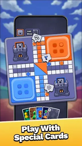 Скриншот 3 — Ludo Cards Royale - Board Game