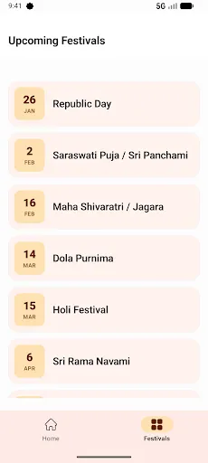 Скриншот 5 — Kohinoor Odia Calendar 2026