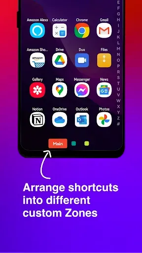 Скриншот 5 — Zone Edge Launcher and drawer