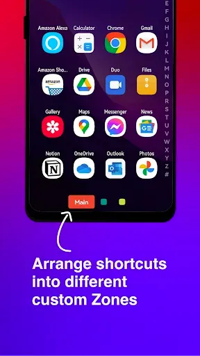 Скриншот 6 — Zone Edge Launcher and drawer