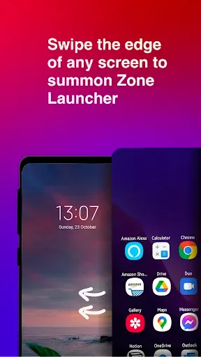Скриншот 7 — Zone Edge Launcher and drawer