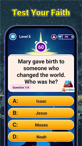 Скриншот 1 — Bible Trivia: Quiz & Crossword
