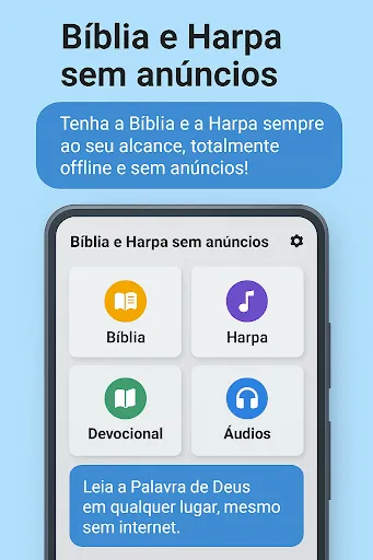 Скриншот 1 — Bíblia & Harpa - sem anúncios