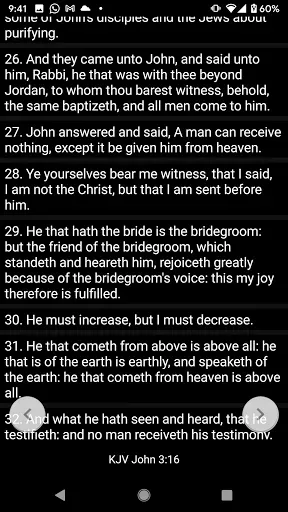 Скриншот 2 — Bible KJV - Text and Audio