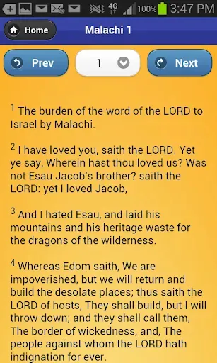 Скриншот 3 — Bible KJV, Easy Reading