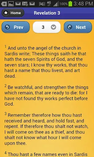 Скриншот 4 — Bible KJV, Easy Reading