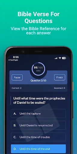 Скриншот 3 — Bible Trivia Quiz, Bible Guide