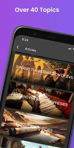 Скриншот 3 — Bible Answers by Topics
