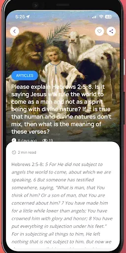 Скриншот 5 — Bible Answers by Topics