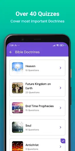 Скриншот 3 — Bible Trivia Quiz Questions