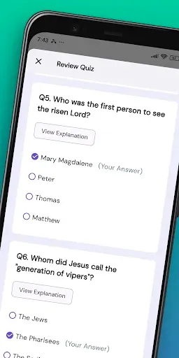 Скриншот 7 — Bible Trivia Quiz Questions