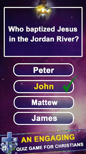 Скриншот 1 — Bible Trivia Quiz Game