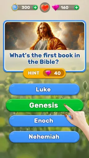 Скриншот 1 — Bible Trivia Quiz Game