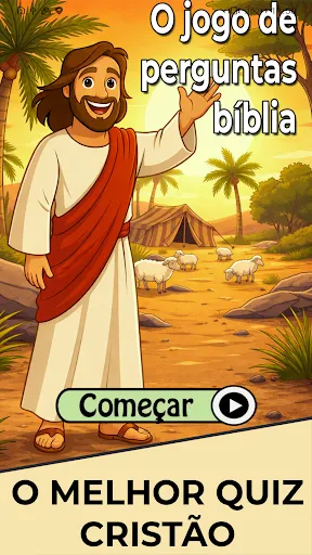 Скриншот 1 — Jogo de Perguntas Bíblicas