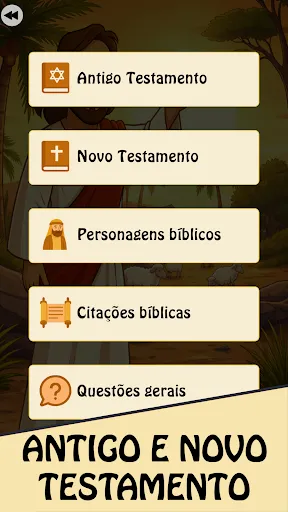 Скриншот 2 — Jogo de Perguntas Bíblicas