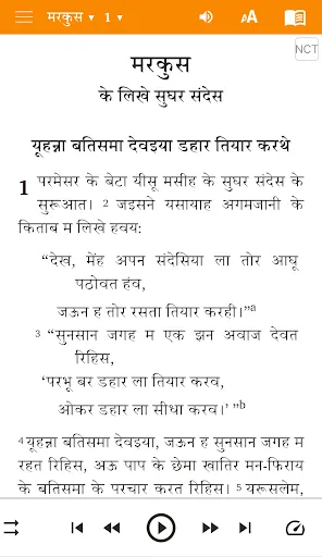 Скриншот 1 — Chhattisgarhi Bible