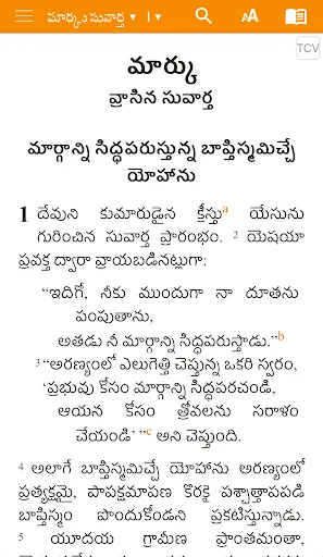 Скриншот 1 — Telugu Bible