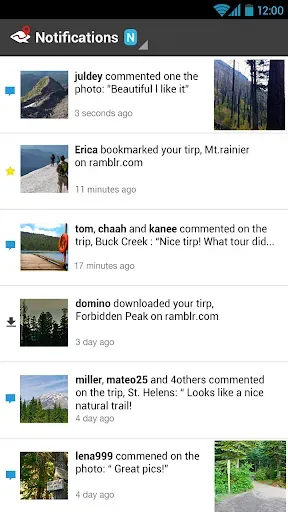 Скриншот 5 — ramblr (hiking, gps, map)