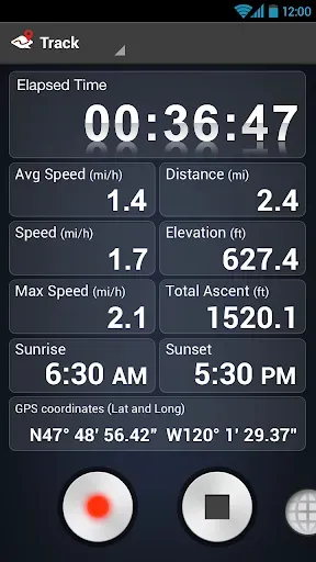 Скриншот 7 — ramblr (hiking, gps, map)