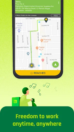Скриншот 3 — Bigbasket Delivery Partner App