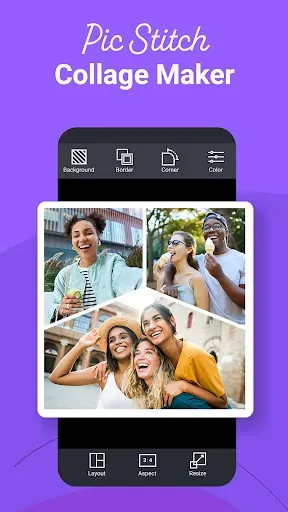 Скриншот 1 — Pic Stitch - Machage Maker