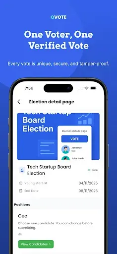 Скриншот 2 — QuickVote - Digital Election