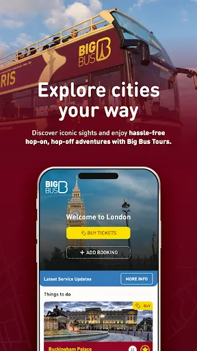Скриншот 1 — Big Bus Tours