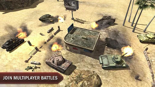 Скриншот 4 — Tank War Blitz 3D
