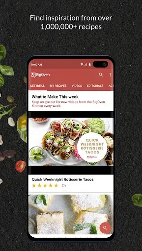 Скриншот 1 — BigOven Recipes & Meal Planner